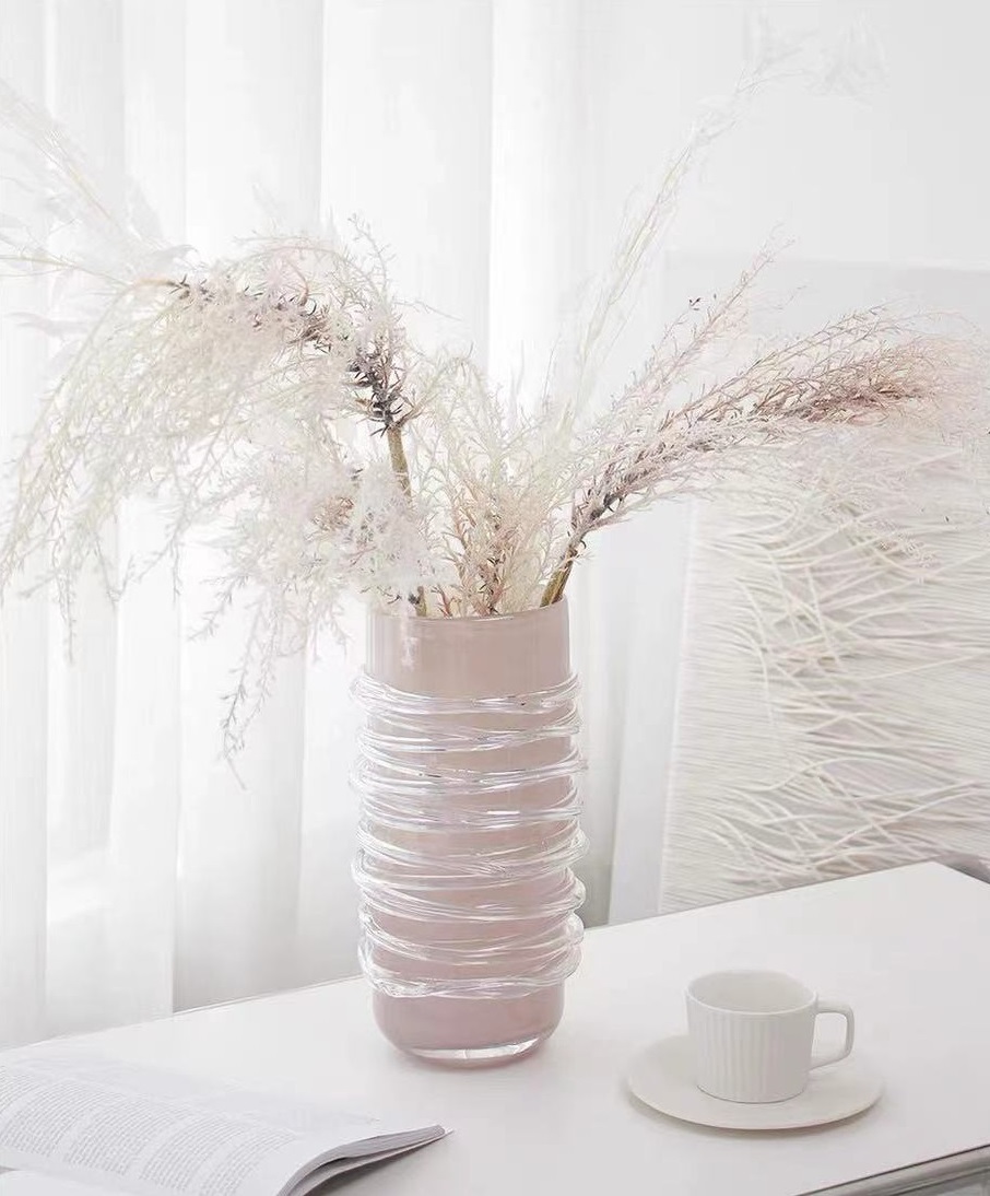 Spiral Glass Vase
