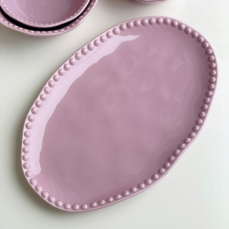 French Style Ceramic Plate