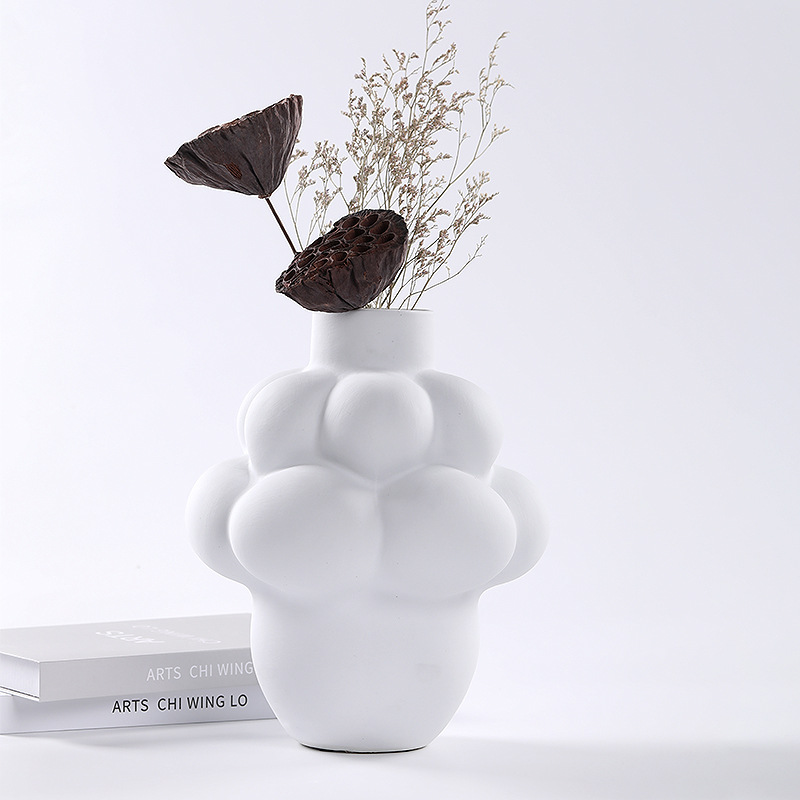 Bubble Geometric Ceramic Vase