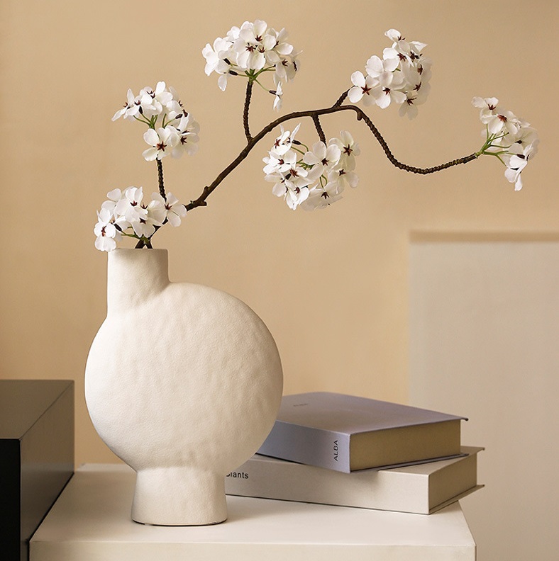 Wabi-Sabi Style Ceramic Vase