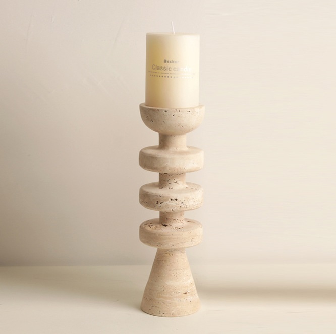 Wabi-Sabi Style Candle Holder
