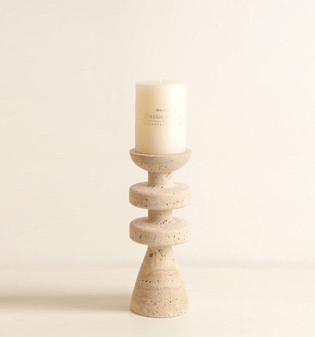 Wabi-Sabi Style Candle Holder