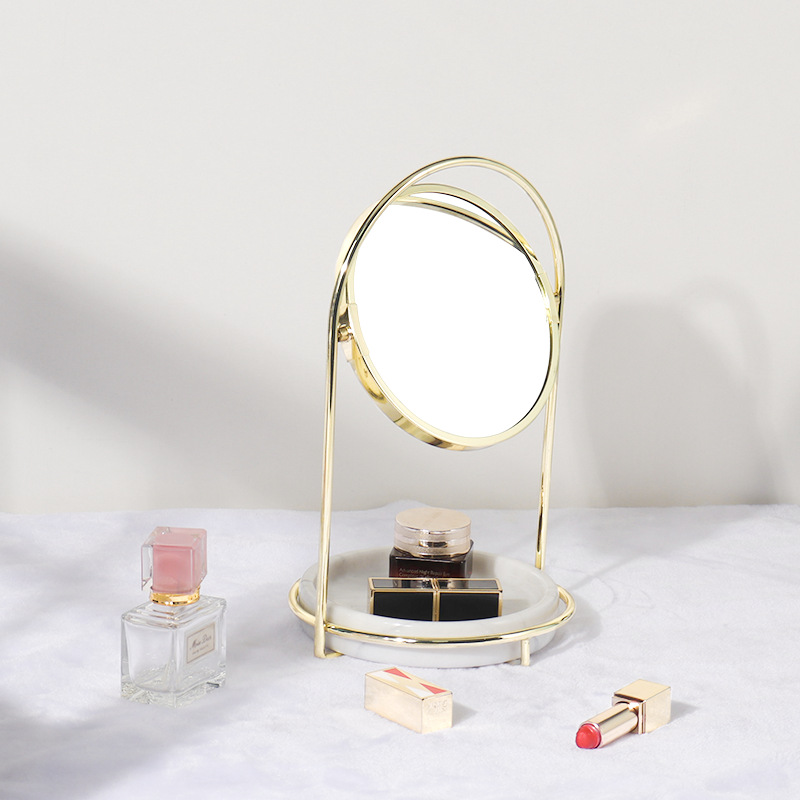 Make up Mirror Marble Base