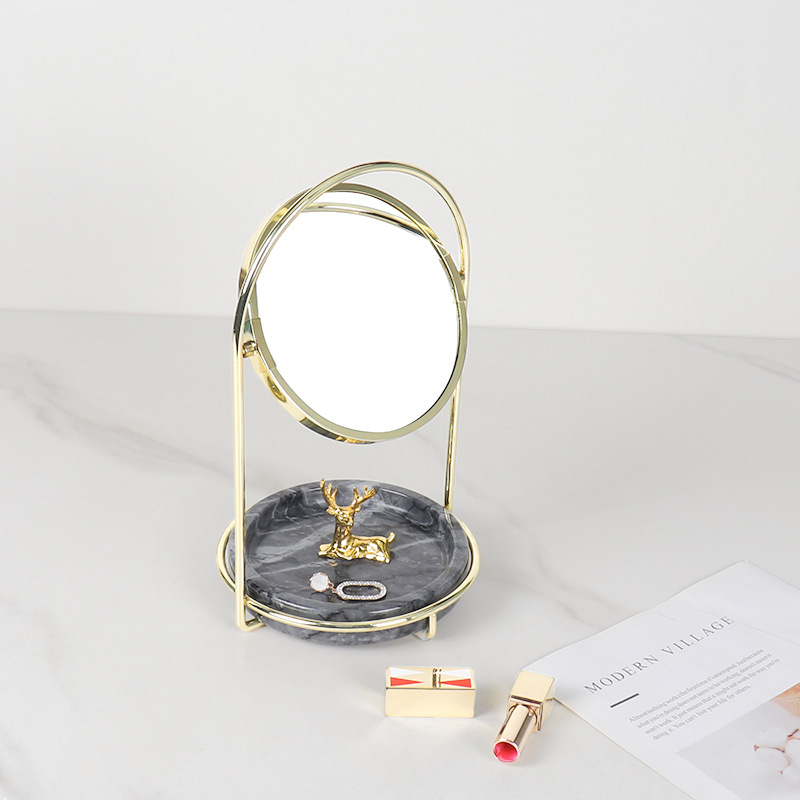 Make up Mirror Marble Base