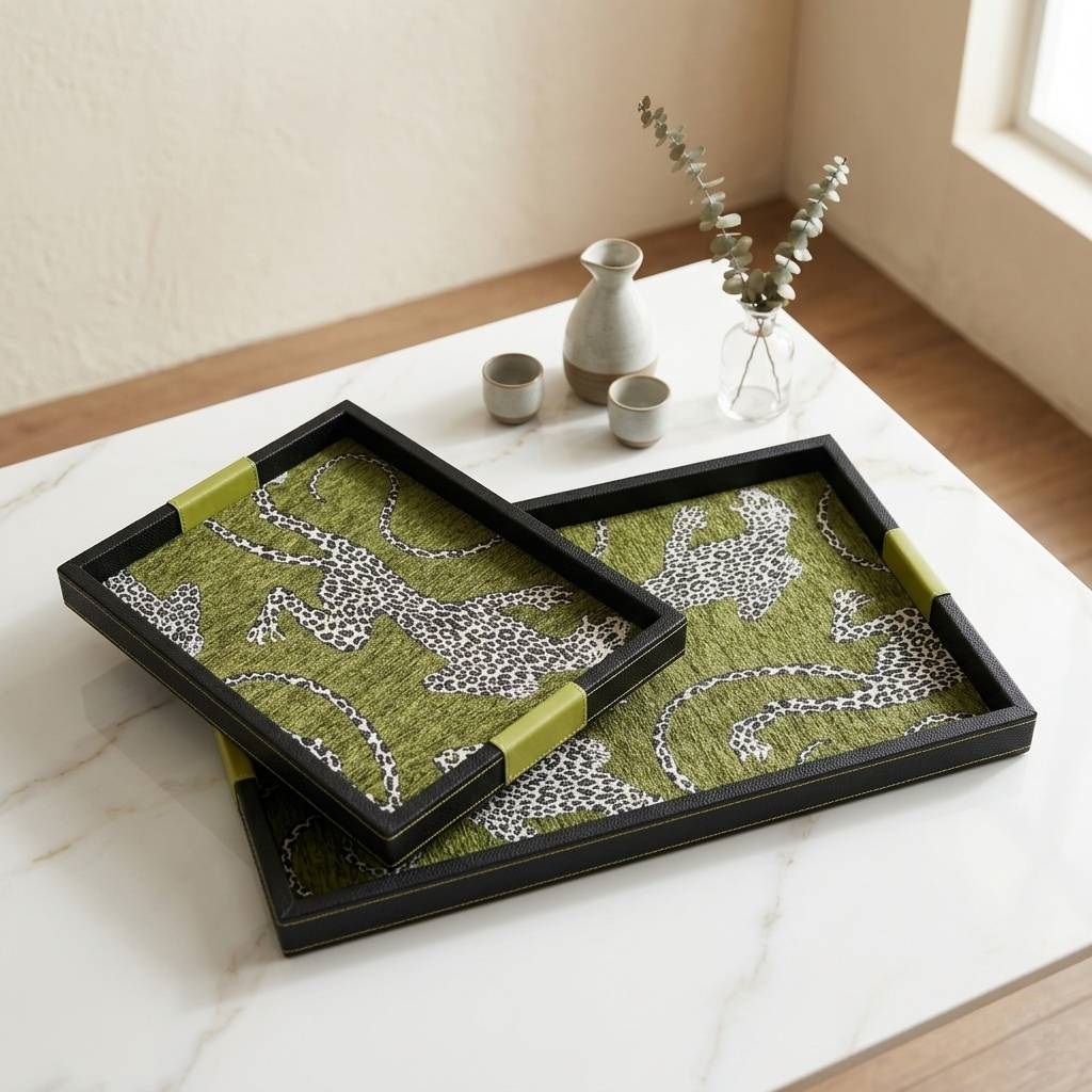 Leopard Print Tray