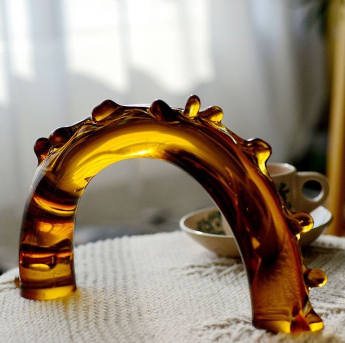 Golden Amber Sculpture Arch