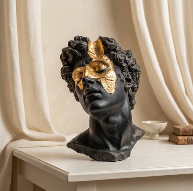 Gilded David Sculpture