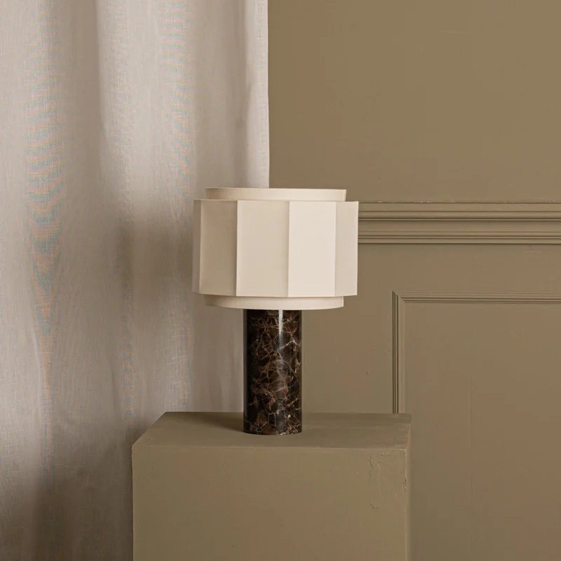 Travertine Marble Table Lamp