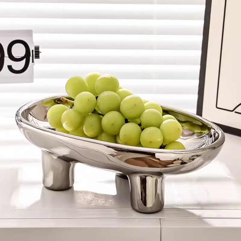 Metallic Fruit Tray