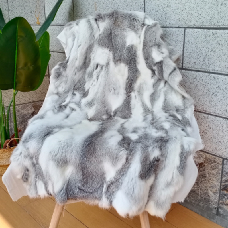 Rabbit Fur Touching Bed Runner