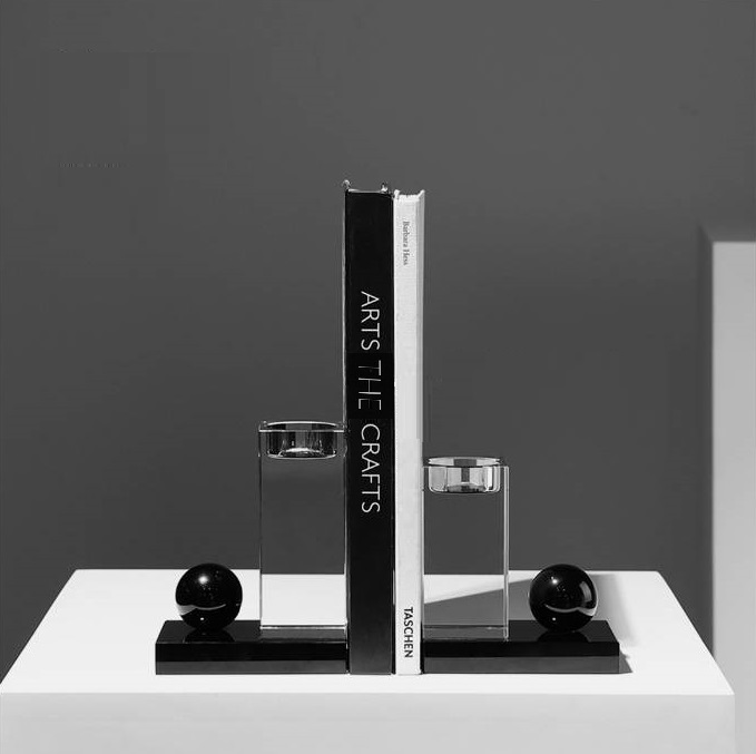 Crystal Axis Bookends