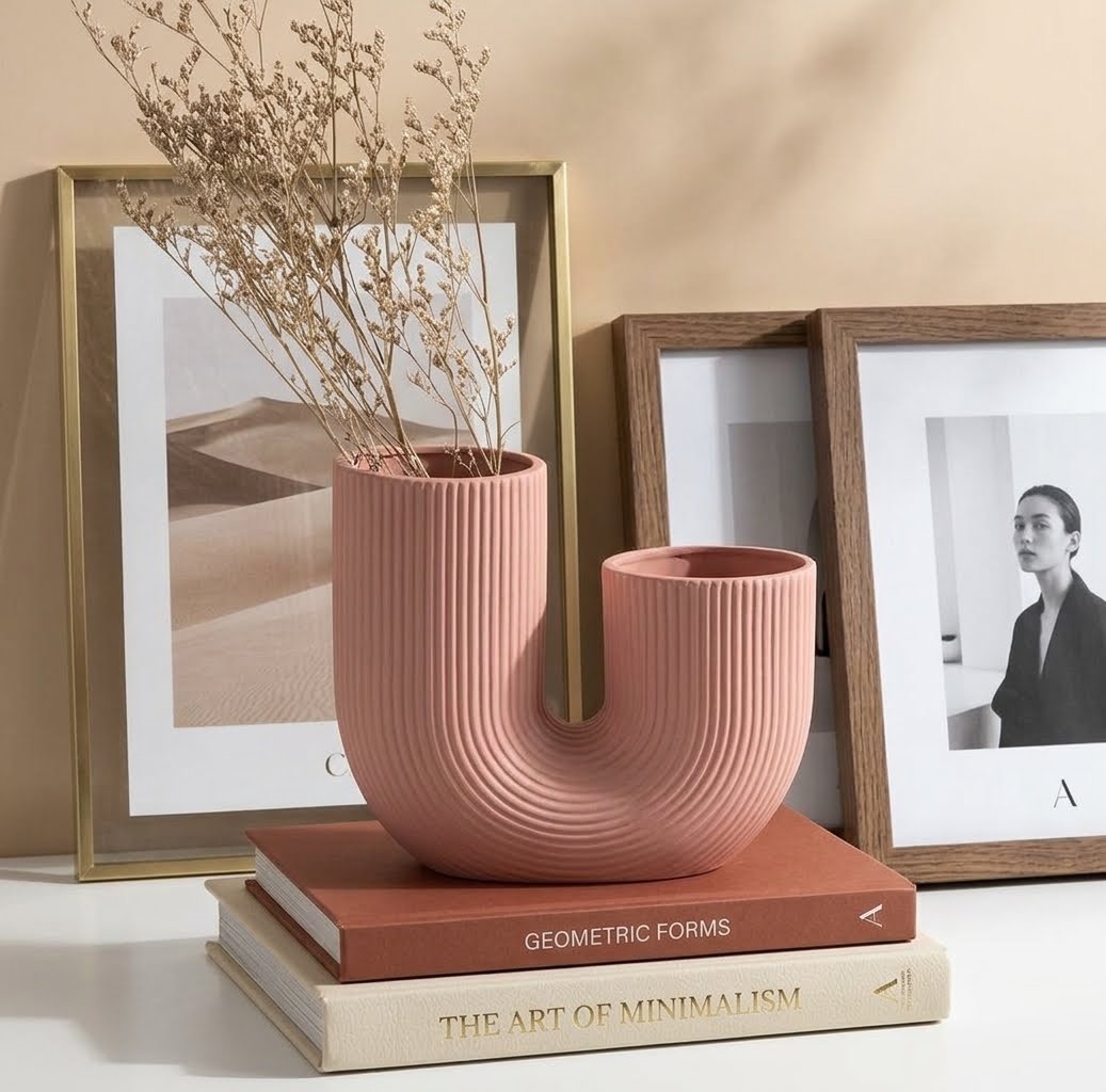 Artistic U Shape Vase