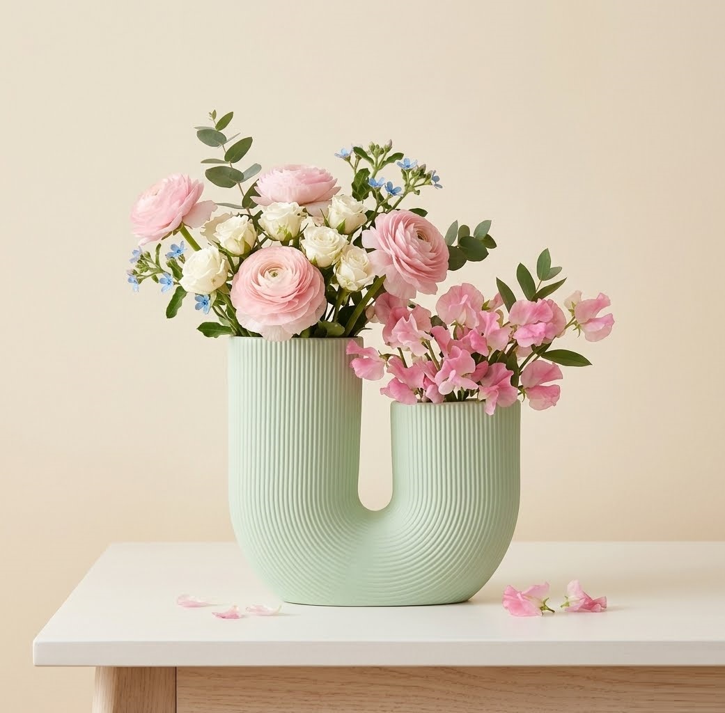 Artistic U Shape Vase