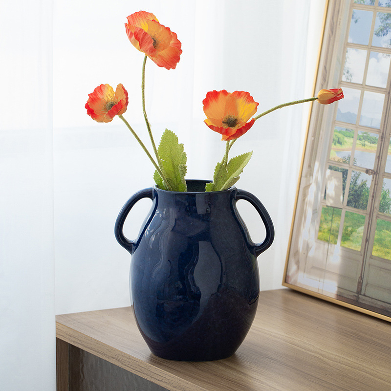 Indigo Harvest Vase