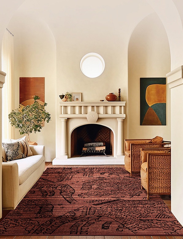Modern Retro Wool Carpet