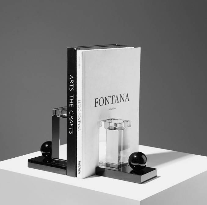 Crystal Axis Bookends